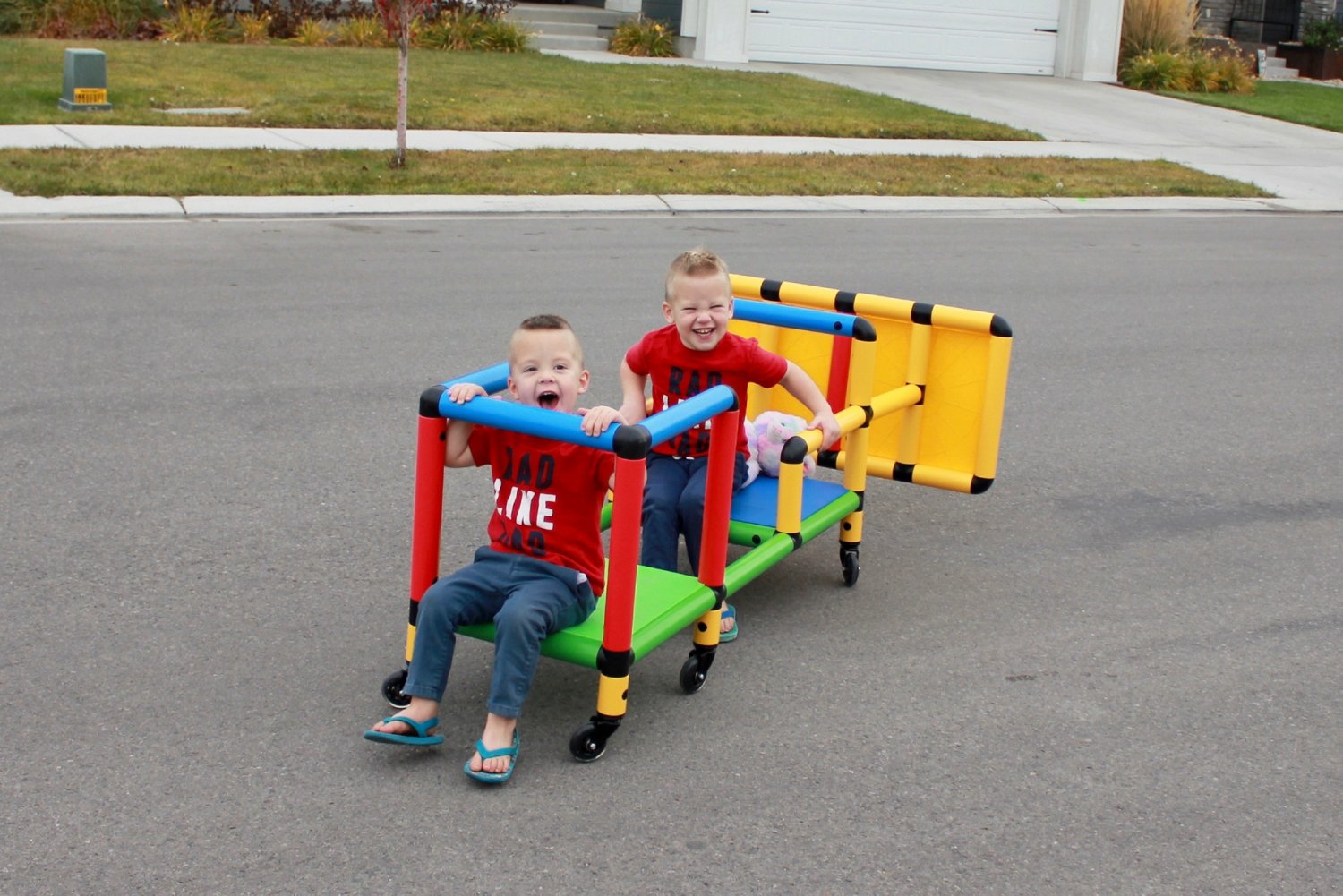 Funphix Create and Play Wheelies Buildable Play Structure Set with Wheels                                                        - view number 8