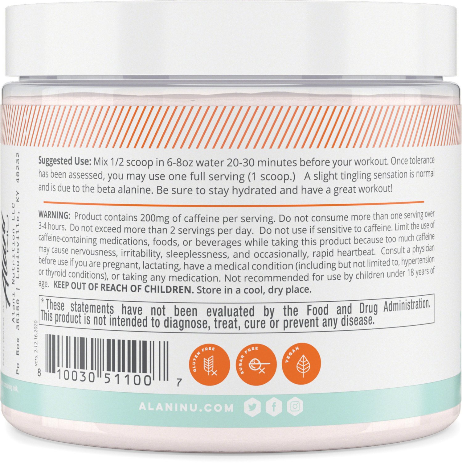 Alani Nu Pre-Workout Supplement - 30 Servings                                                                                    - view number 2