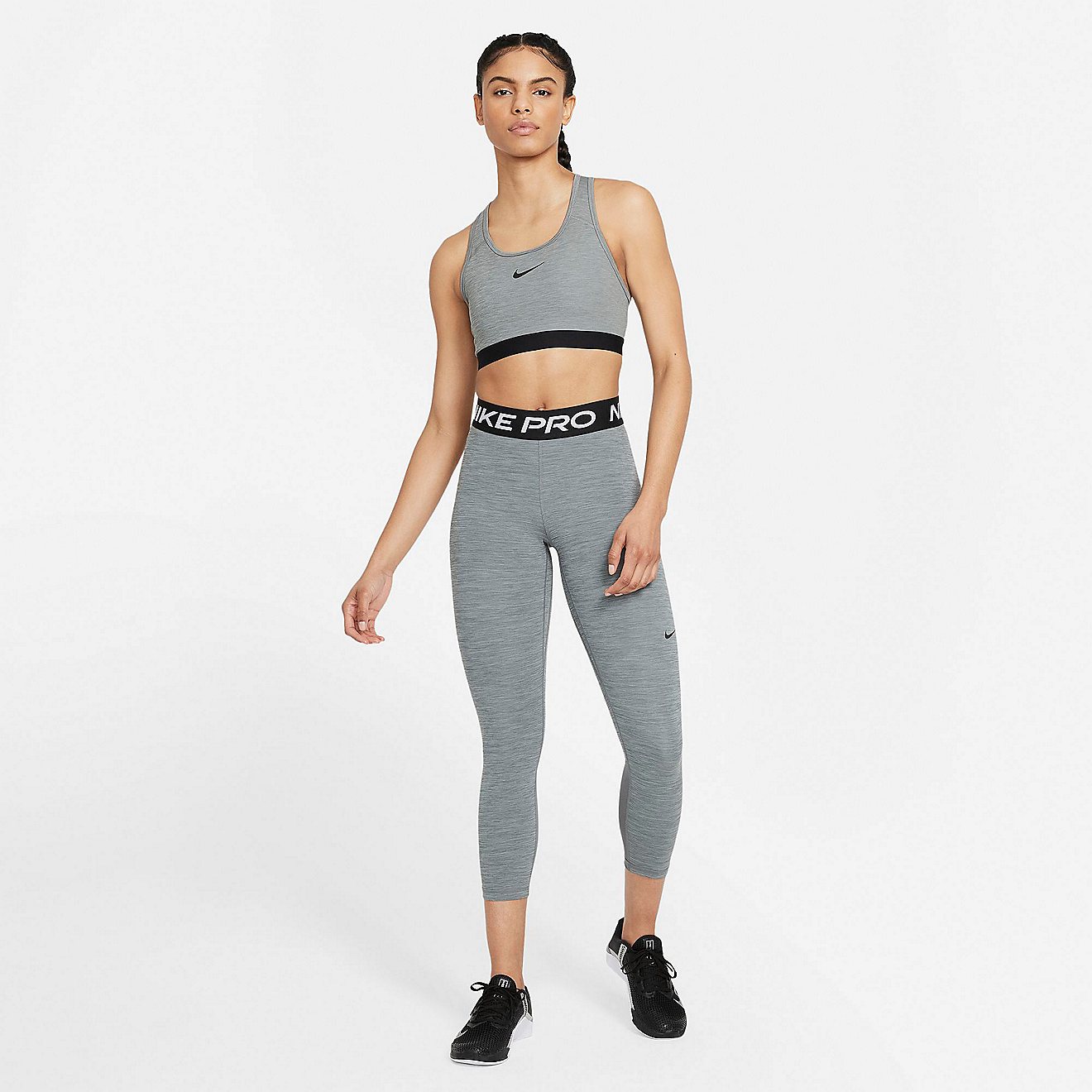 Nike Women's Pro Crop Plus Size Leggings                                                                                         - view number 8