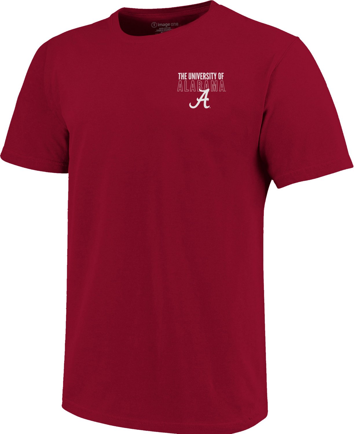 Image One Men's University of Alabama Fight Song State Overlay Tshirt