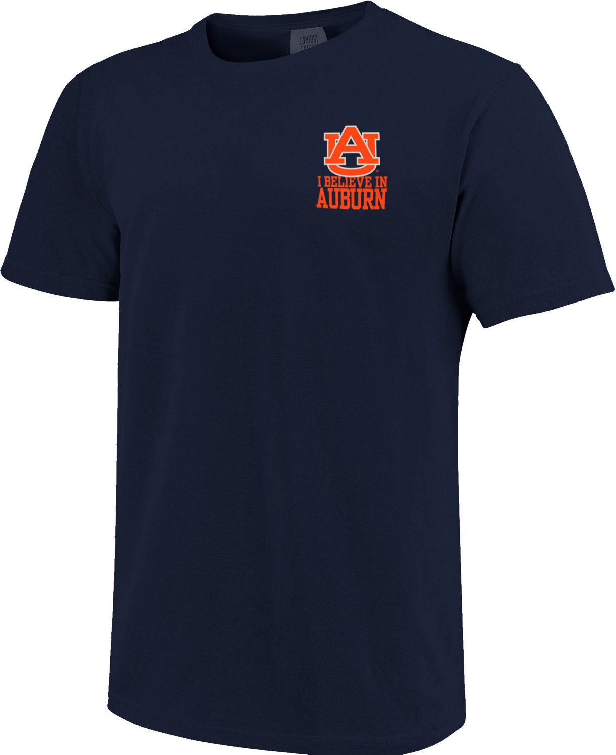 Image One Men's Auburn University Comfort Color Creed Believe Short ...