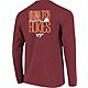 Image One Men's Virginia Tech Comfort Color Tall Type State Long Sleeve T-shirt                                                  - view number 1 selected