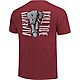Image One Men's University of Alabama Comfort Color Type Lined Mascot Short Sleeve T-shirt                                       - view number 1 selected