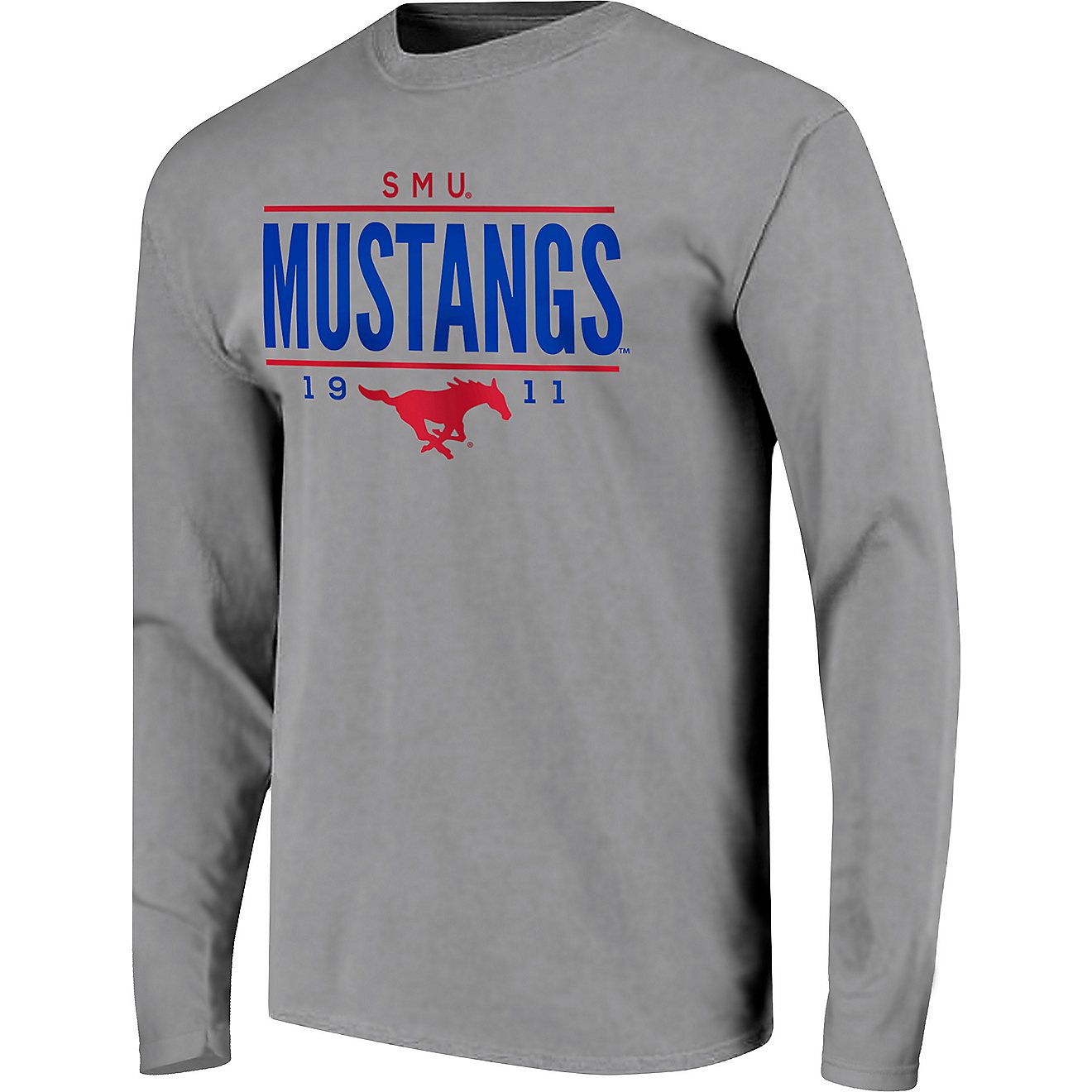 Image One Men's Southern Methodist University Traditional Long Sleeve T-shirt                                                    - view number 1