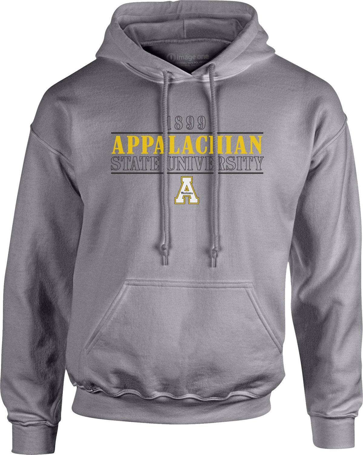 Image One Mens Appalachian State University Type Hoodie Academy 