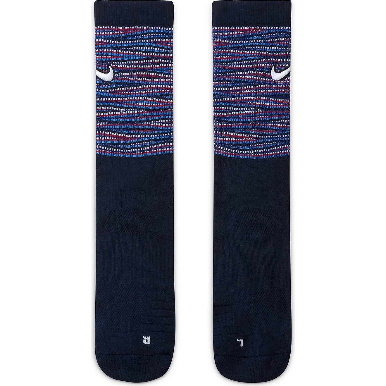 Nike Elite Basketball Pattern Arch Bands Support Crew Socks                                                                      - view number 2