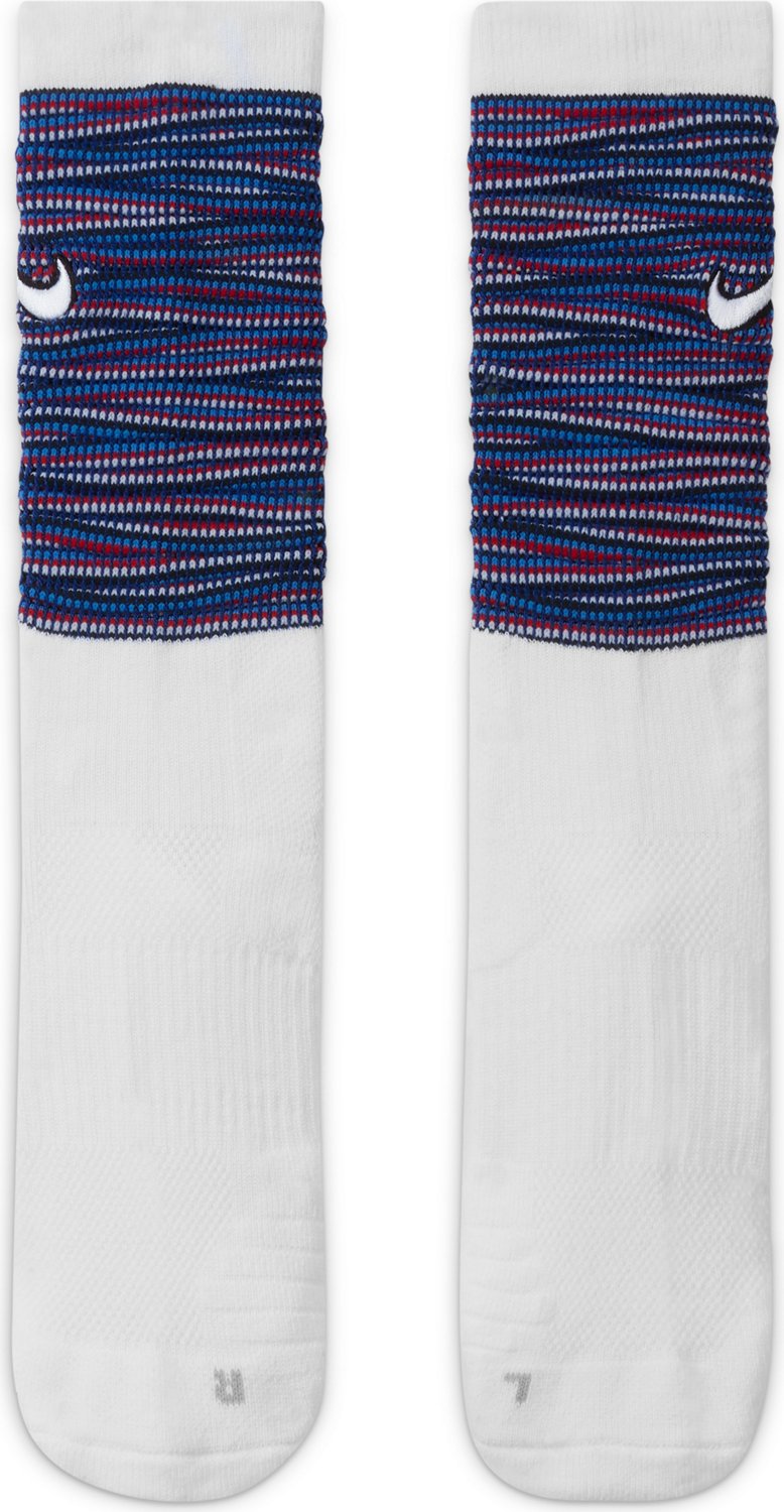 Nike Elite Basketball Pattern Arch Bands Support Crew Socks | Academy