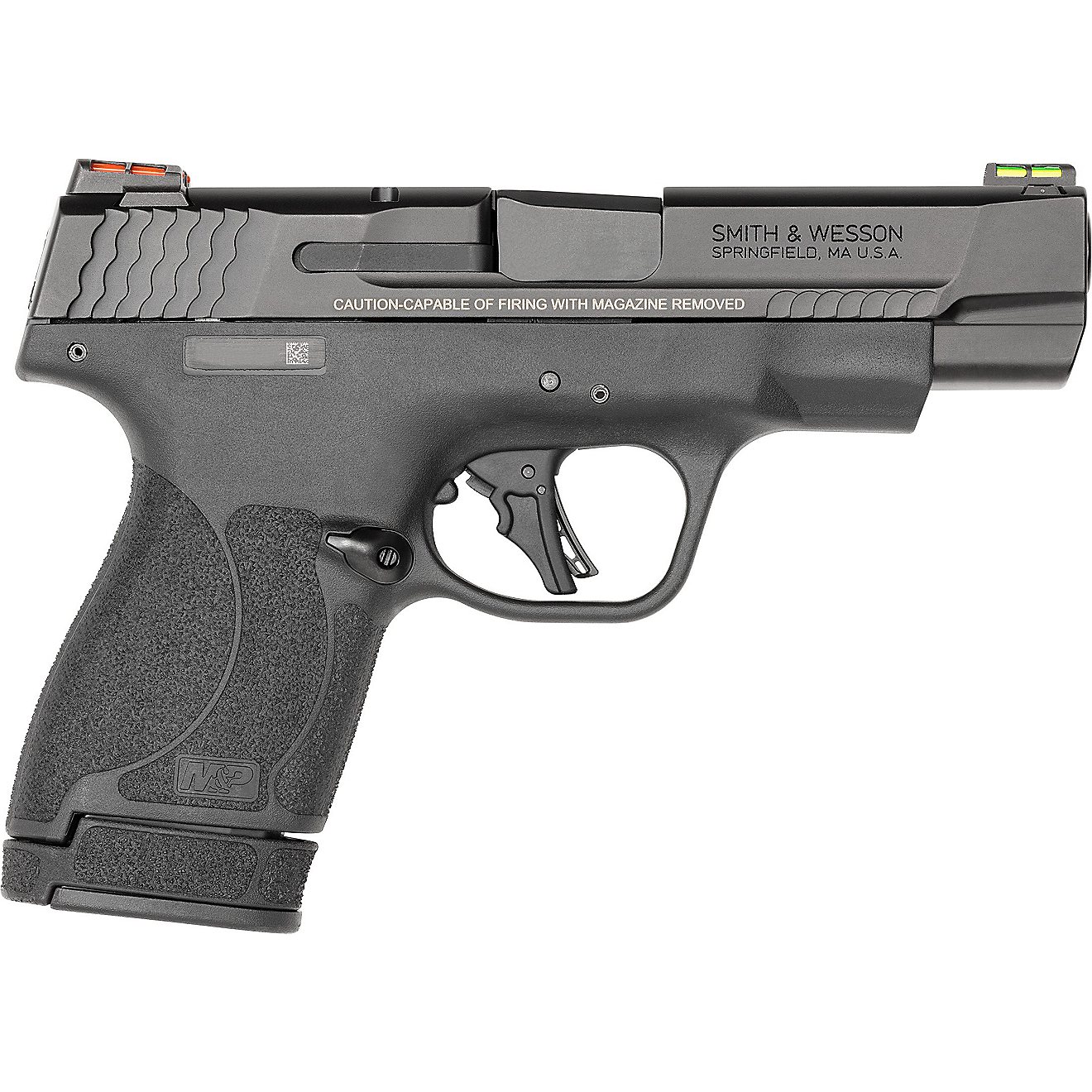 Smith and Wesson PC M&P9 Shield Plus 4IN NTS 9mm with Fiber Optic Sights                                                         - view number 1