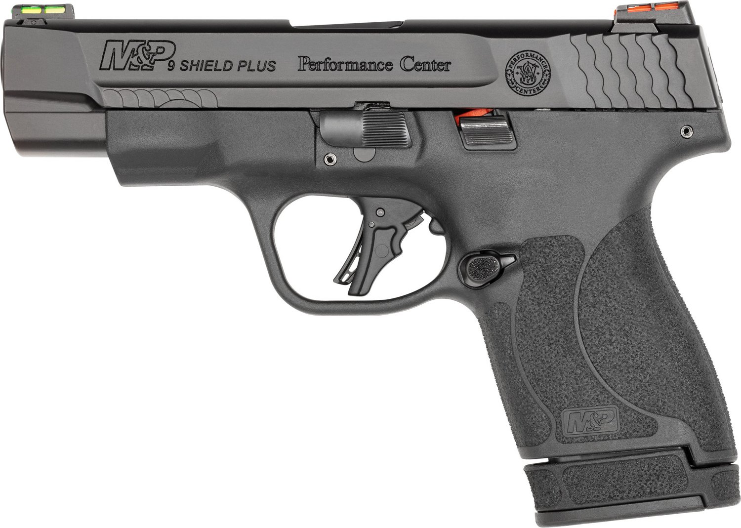 Smith and Wesson PC M&P9 Shield Plus 4IN NTS 9mm with Fiber Optic Sights - view number 2