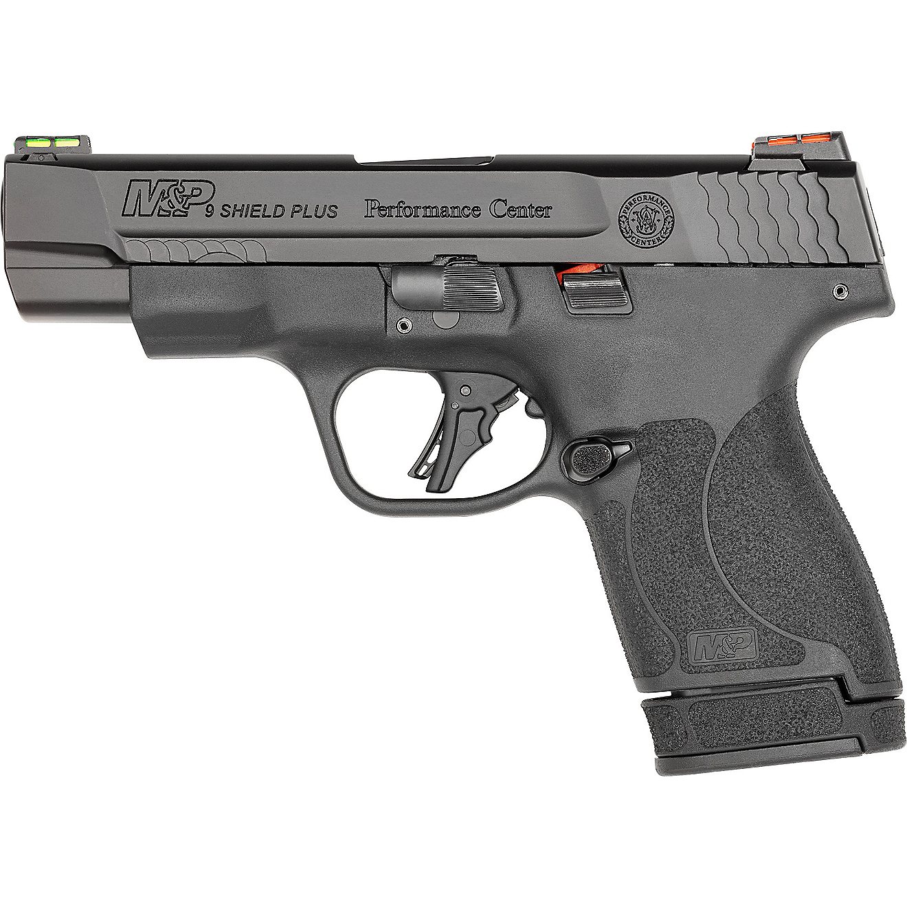 Smith and Wesson PC M&P9 Shield Plus 4IN NTS 9mm with Fiber Optic Sights                                                         - view number 2