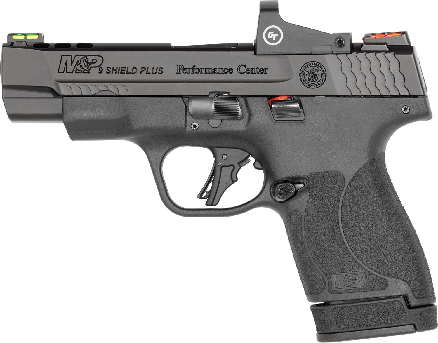 Smith and Wesson PC M&P9 Shield Plus 4IN Ported NTS 9mm with CT Red Dot                                                          - view number 2
