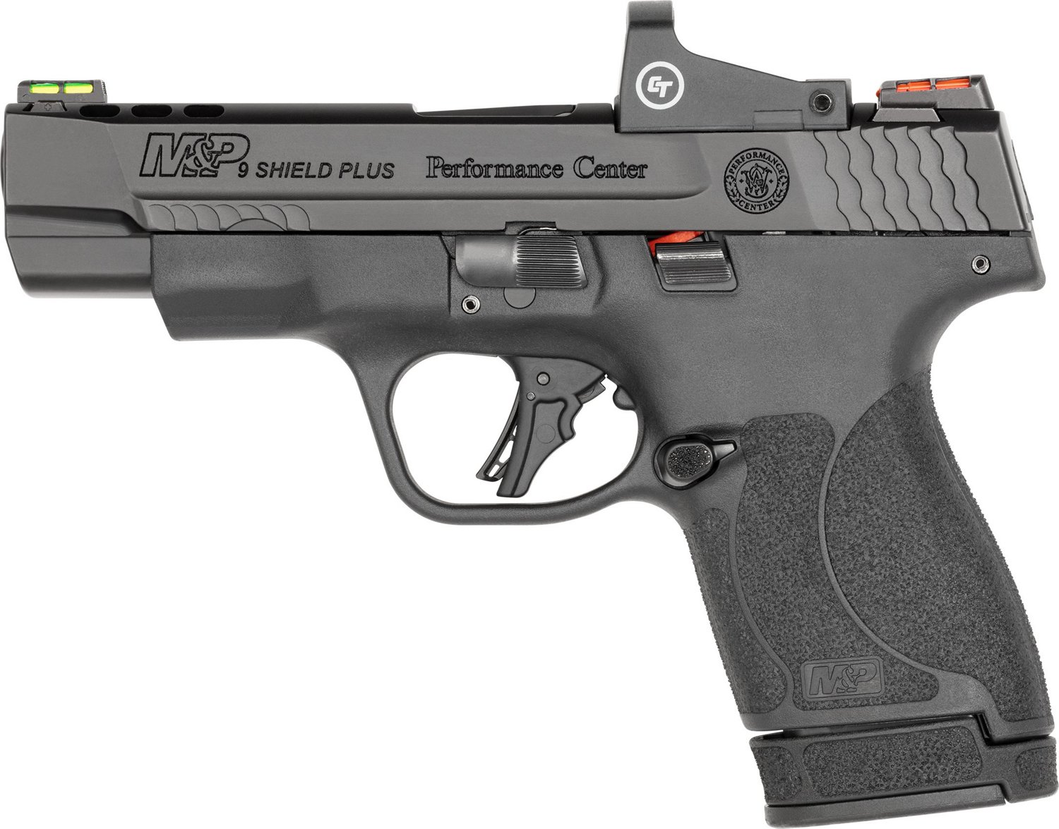 Smith and Wesson PC M&P9 Shield Plus 4IN Ported NTS 9mm with CT Red Dot - view number 2
