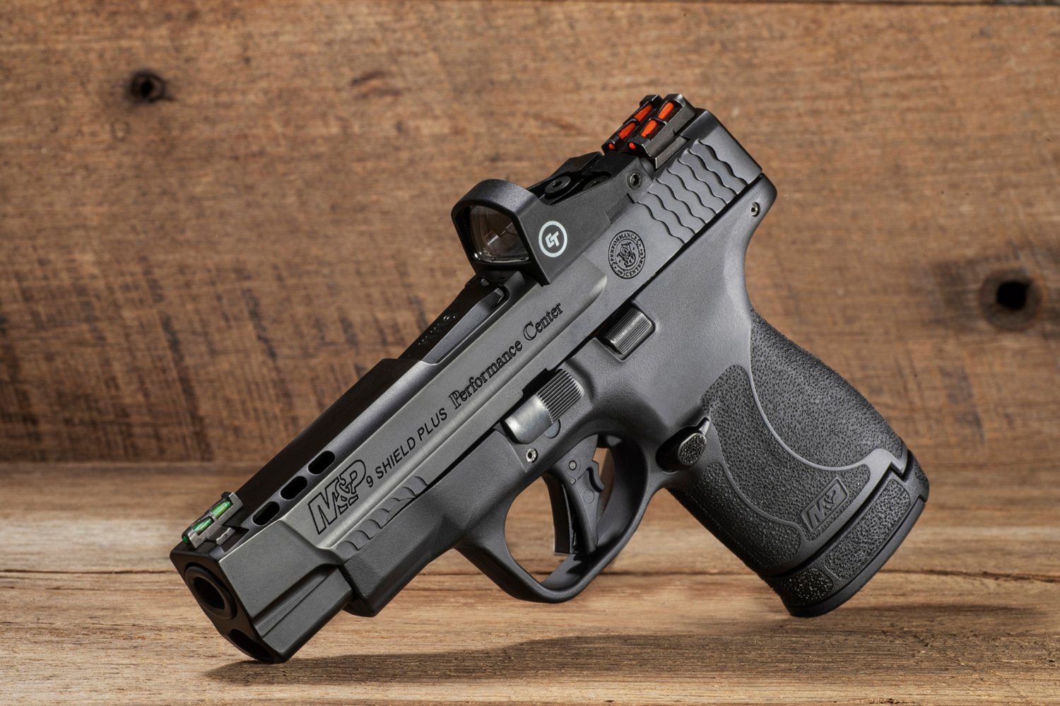 Smith and Wesson PC M&P9 Shield Plus 4IN Ported NTS 9mm with CT Red Dot - view number 3