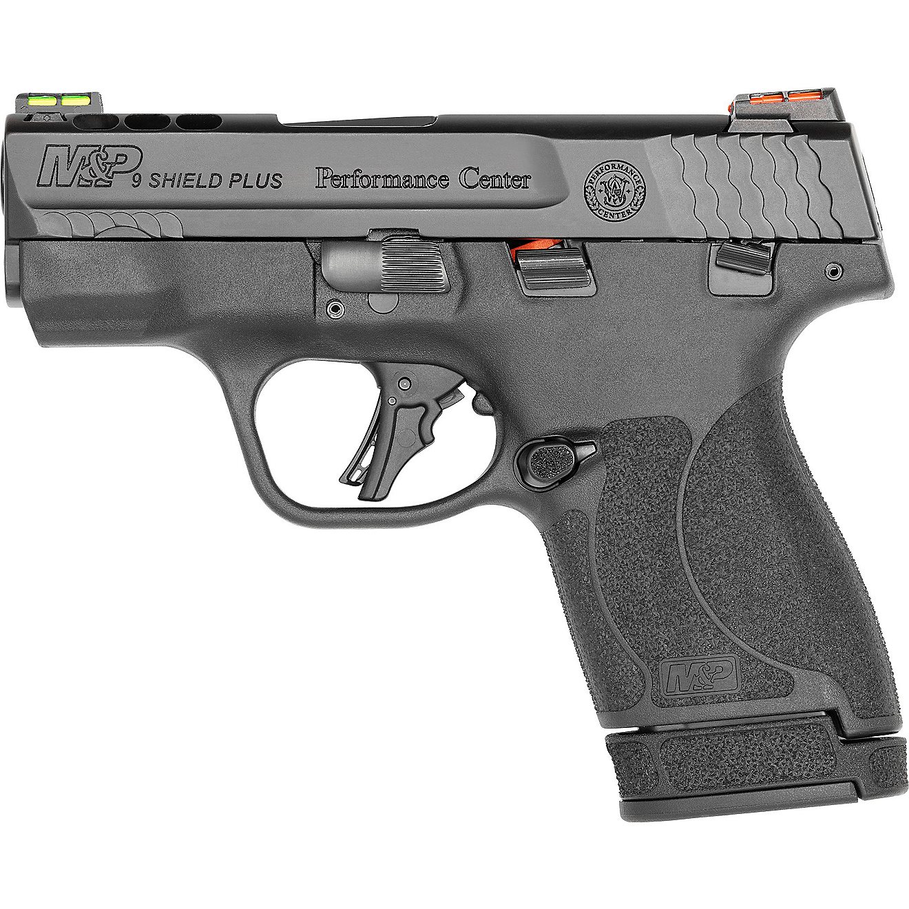 Smith and Wesson PC M&P9 Shield Plus Ported TS 9mm with Fiber Optic Sights                                                       - view number 2