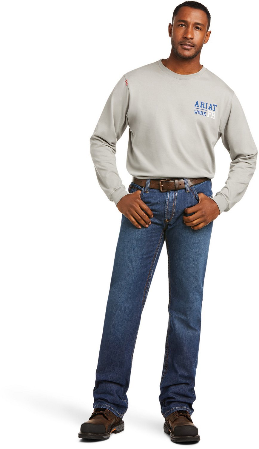 Ariat Men's Fire Resistant M4 Low Rise Boot Jean                                                                                 - view number 6
