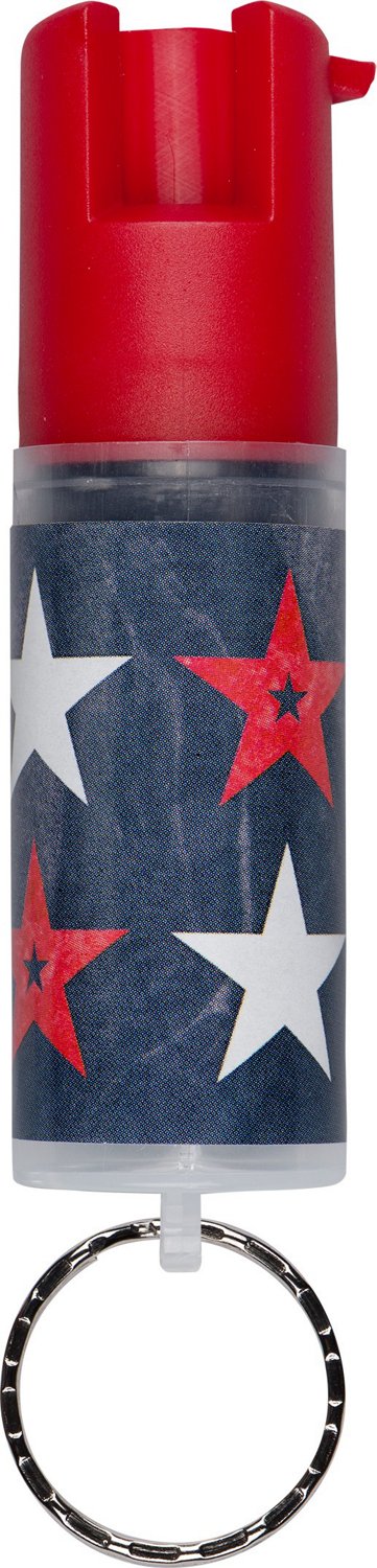 SABRE Patriotic Pepper Spray Key Ring Academy