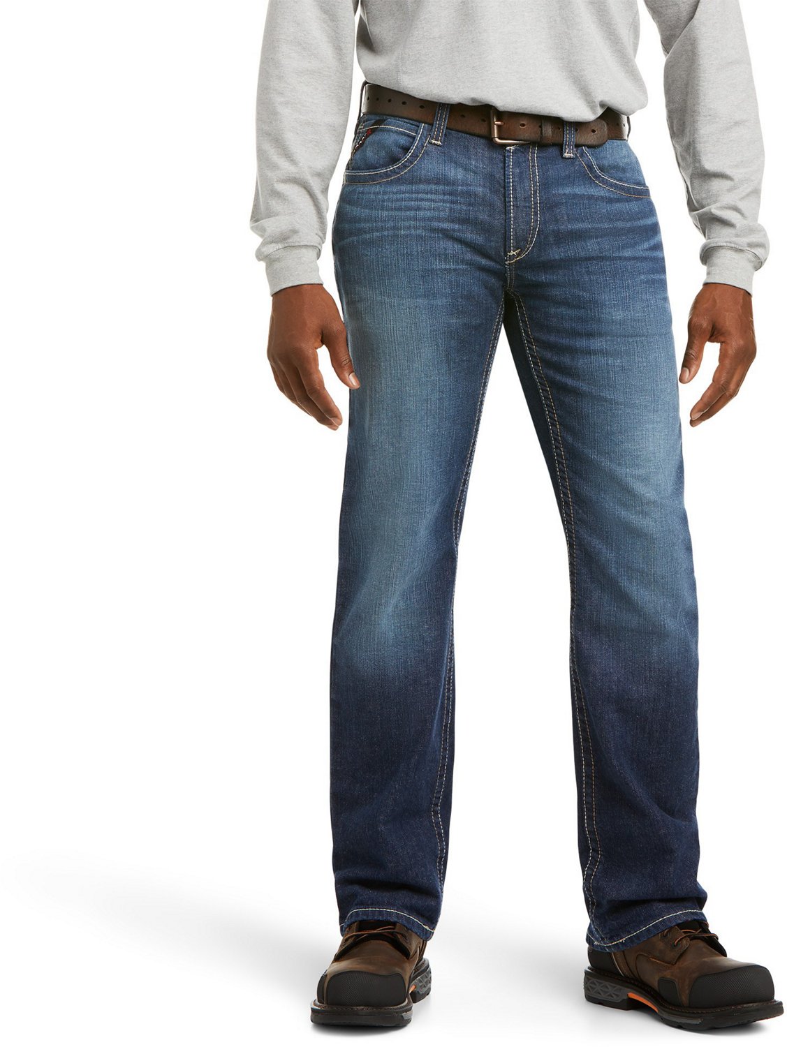 Ariat Men's FR M5 Slim DuraStretch Truckee Stackable Straight Leg Jeans ...