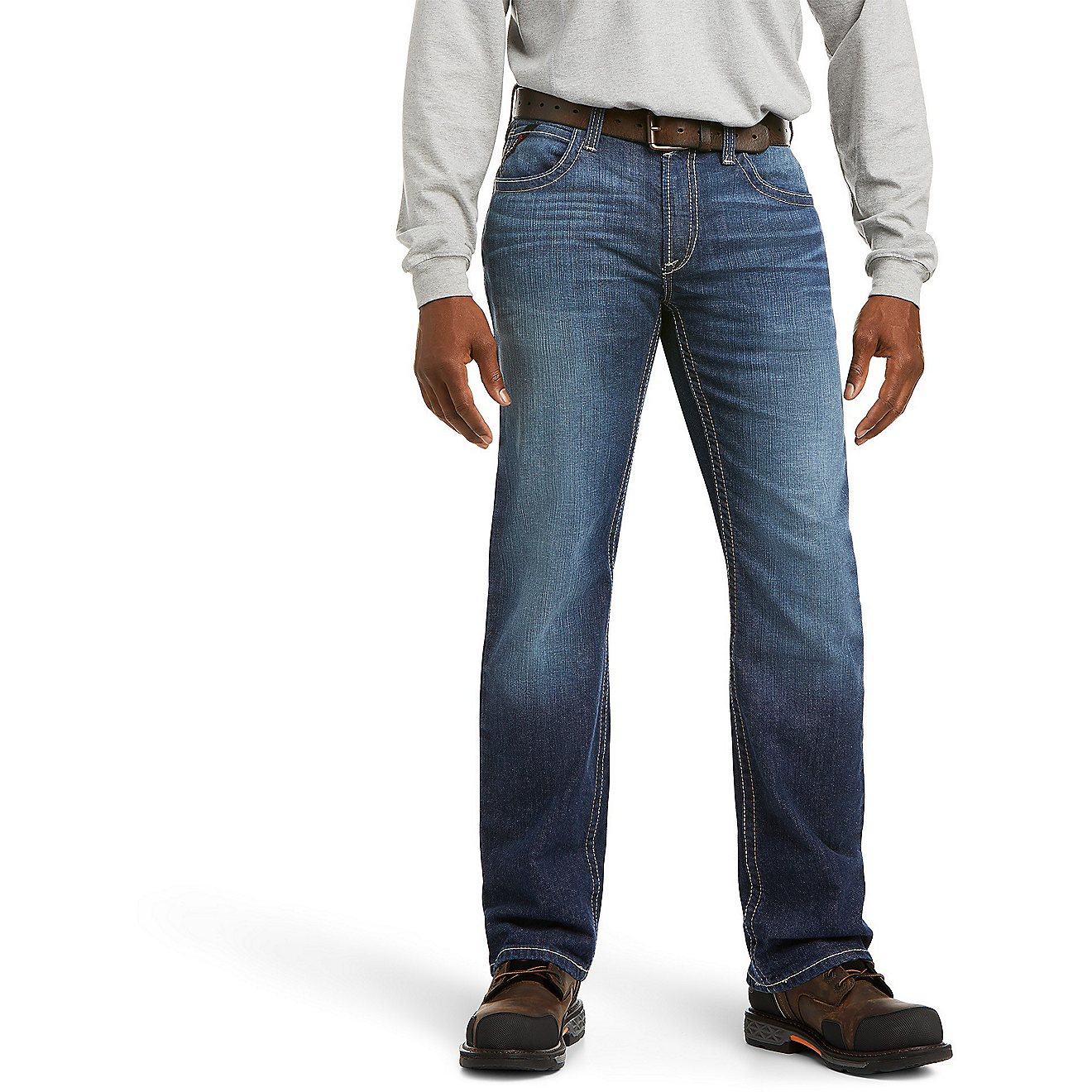 Ariat Men's FR M5 Slim DuraStretch Truckee Stackable Straight Leg Jeans ...
