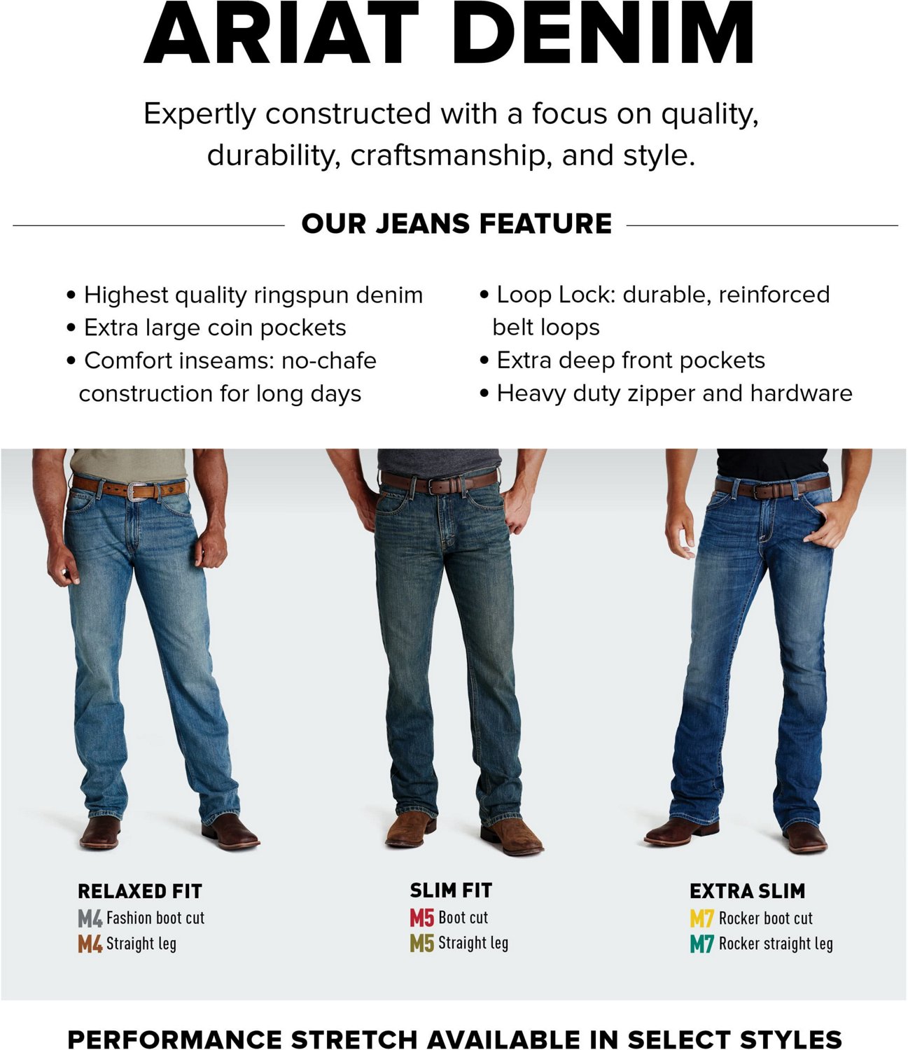 Ariat sale jeans styles