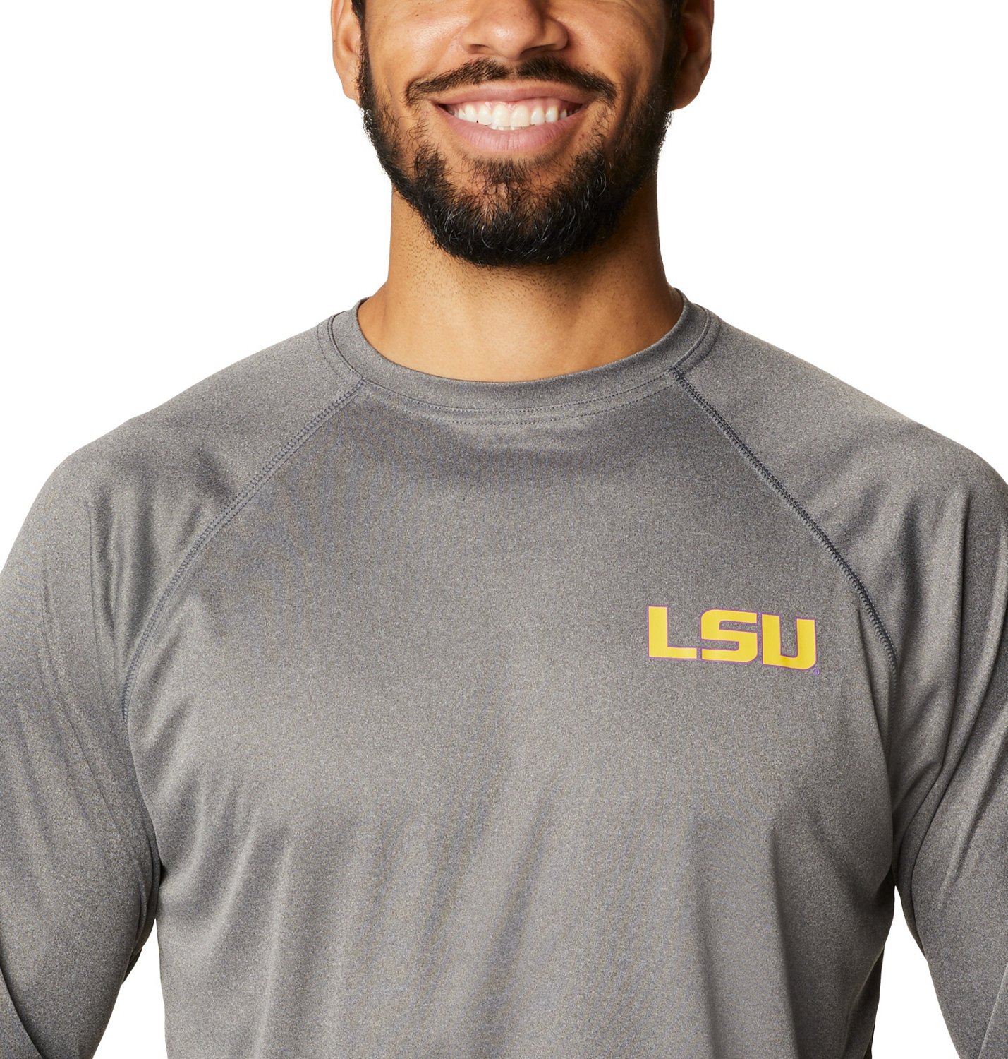 Columbia Sportswear Men's Louisiana State University Terminal Tackle Shirt - view number 4