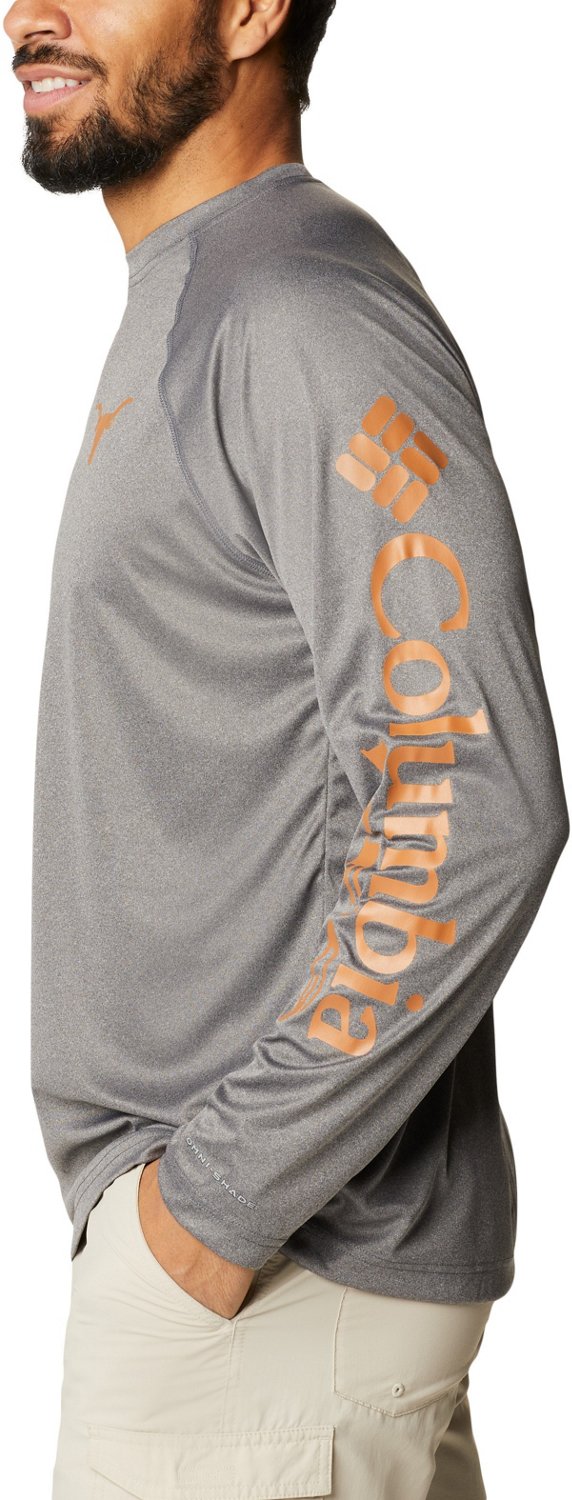 Columbia Sportswear Men's University of Texas Terminal Tackle Long Sleeve T-shirt - view number 3