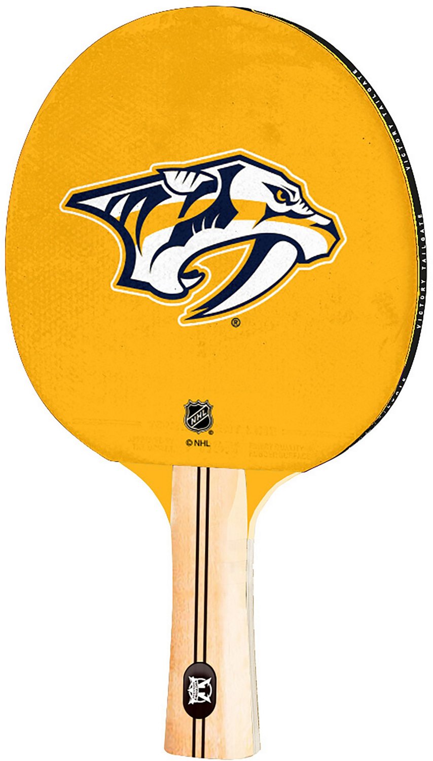 Victory Tailgate Nashville Predators Logo Design Table Tennis Paddle