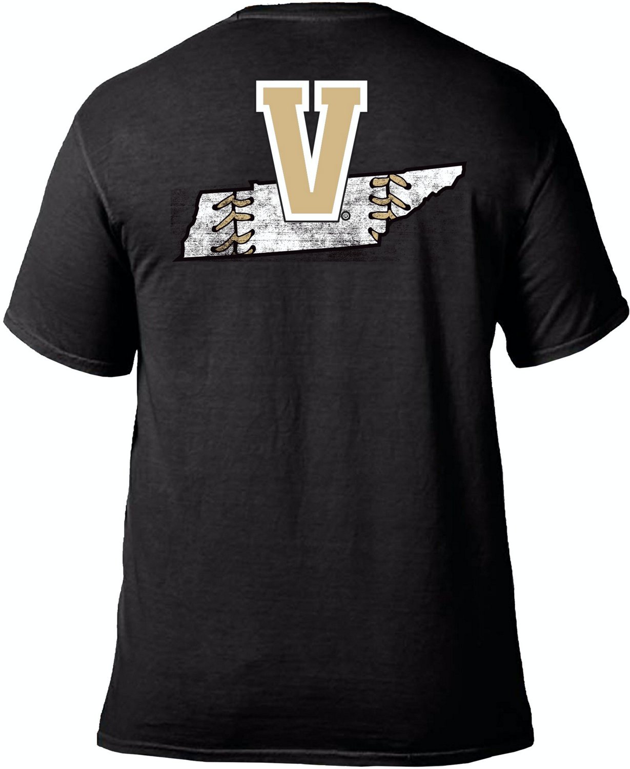 Image One Men's Vanderbilt University Comfort Color State Baseball