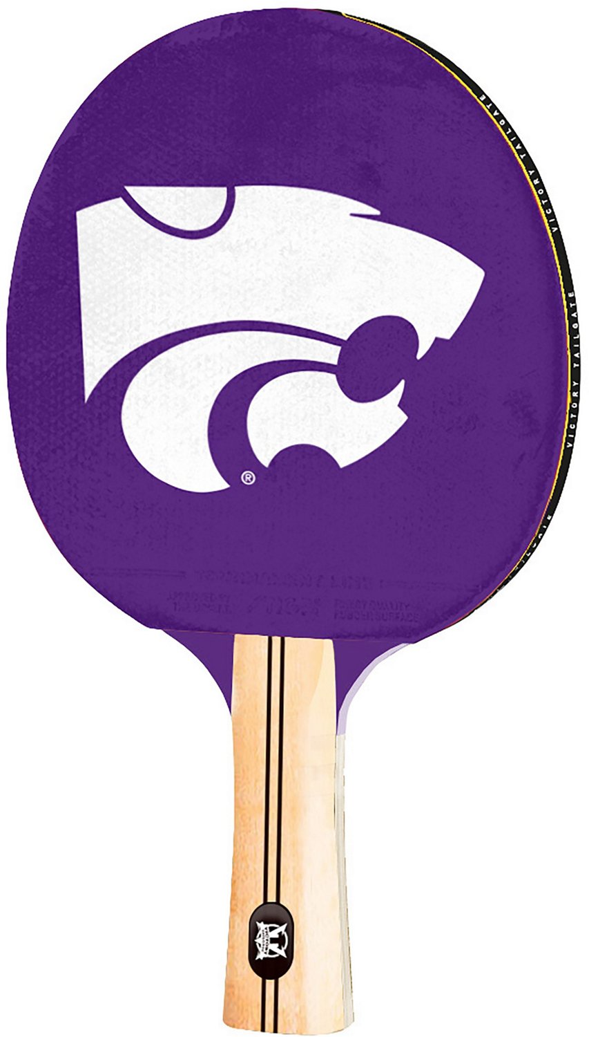 Victory Tailgate Kansas State University Logo Design Table Tennis Paddle