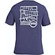 Image One Men's Texas Christian University Comfort Color Vintage Baseball Flag Short Sleeve T-shirt                              - view number 1 selected