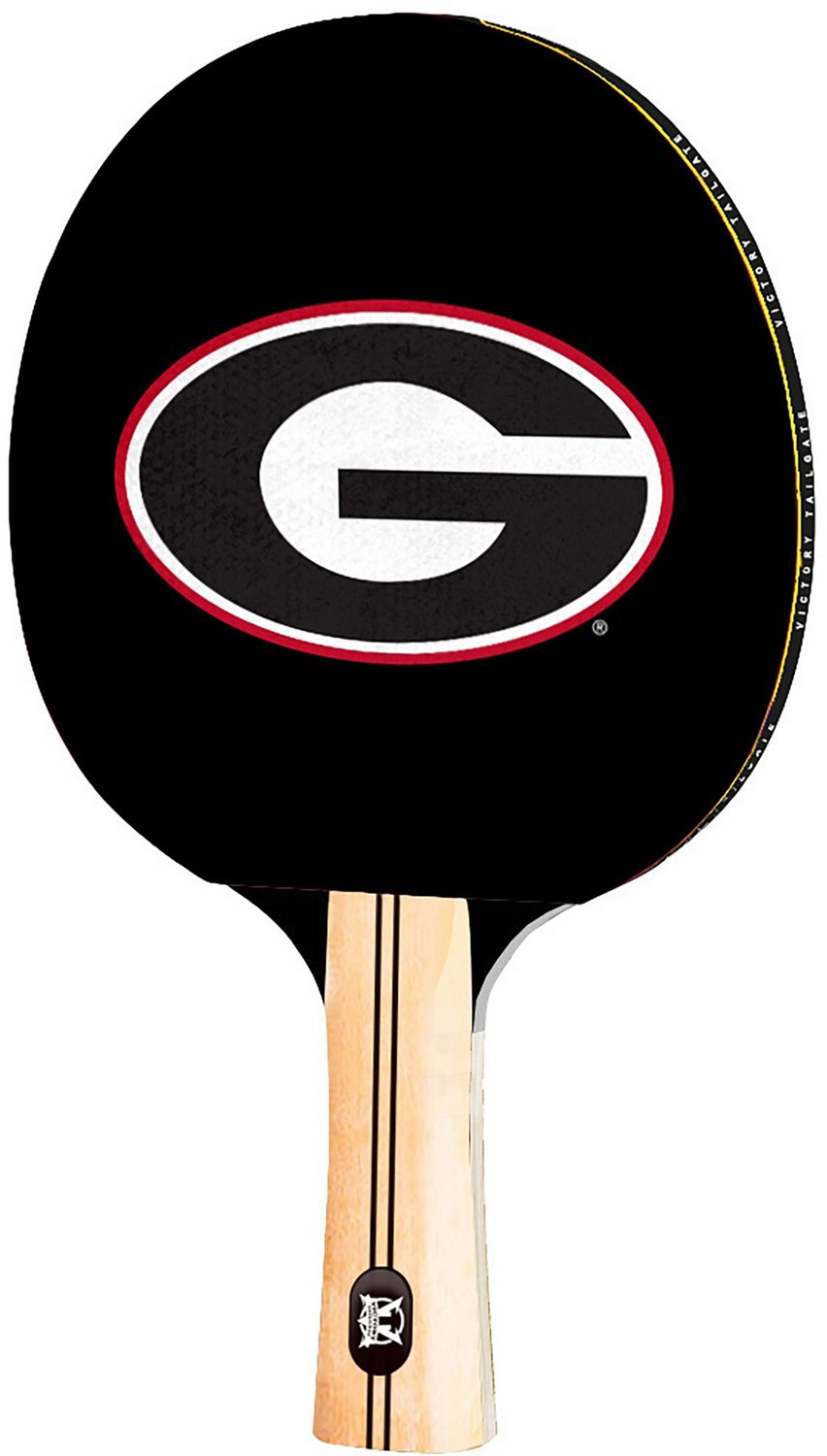 Victory Tailgate University of Georgia Logo Design Table Tennis Paddle