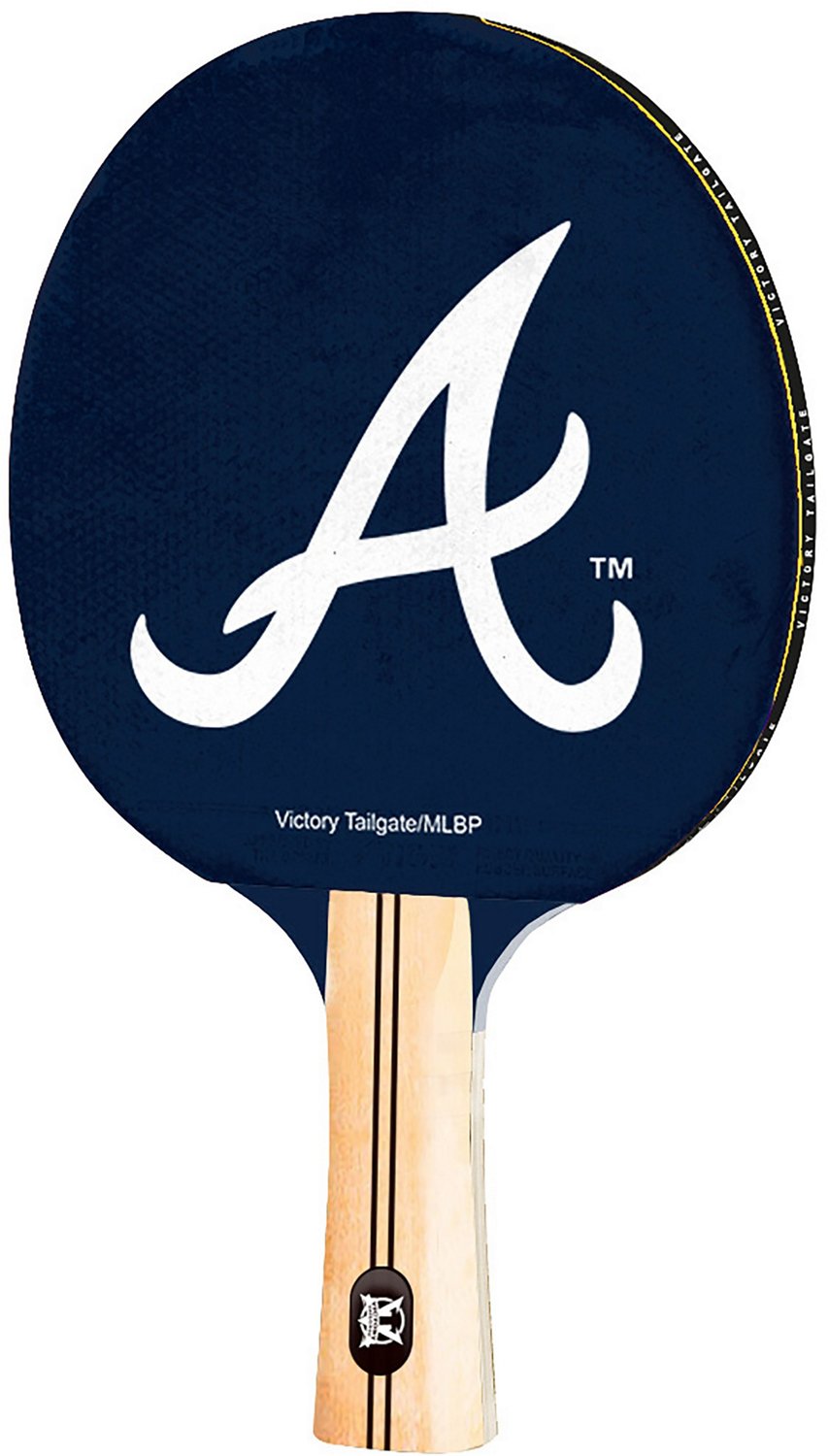 Victory Tailgate Atlanta Braves Logo Design Table Tennis Paddle