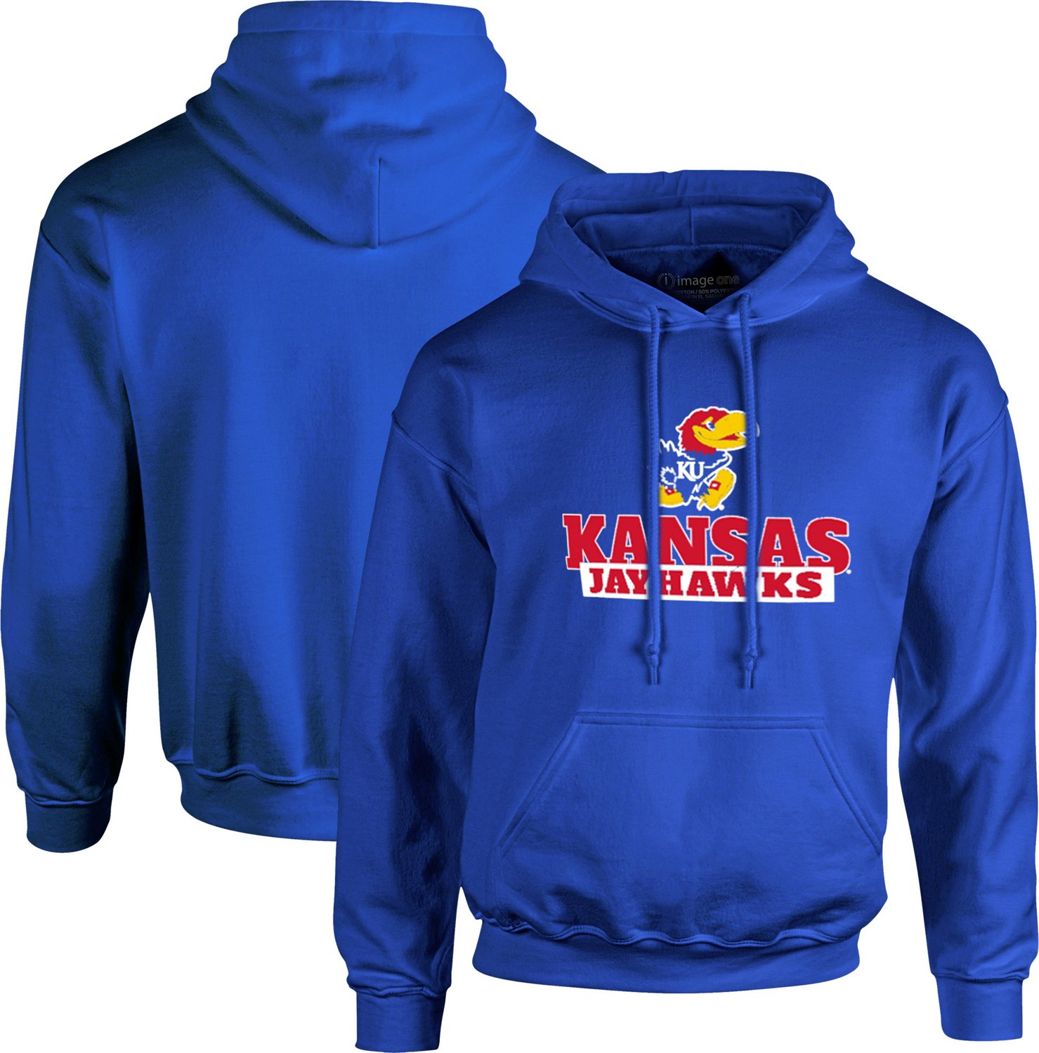 Image One Men's University of Kansas School Pride Hoodie