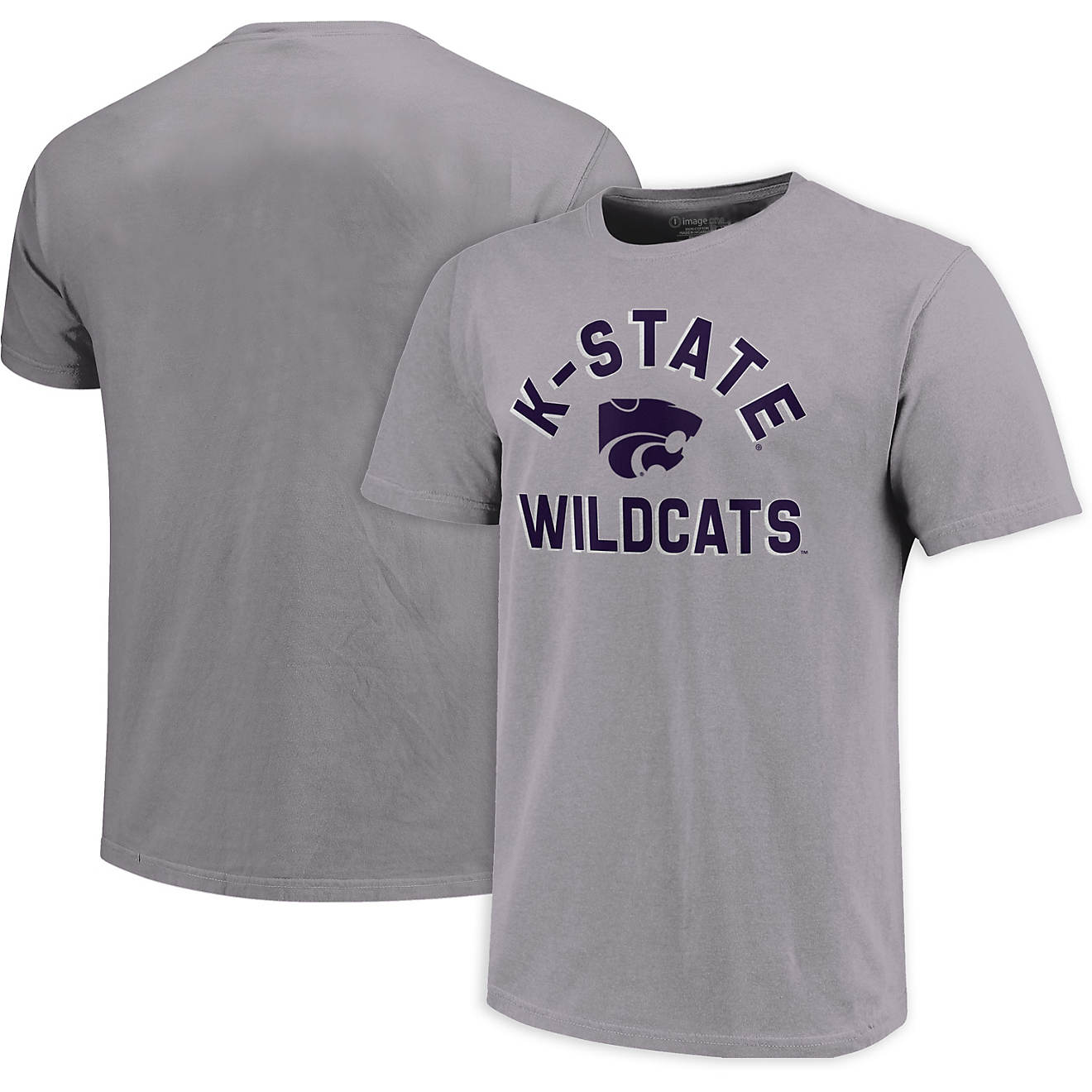 Image One Men's Kansas State University Retro Stack T-shirt                                                                      - view number 1