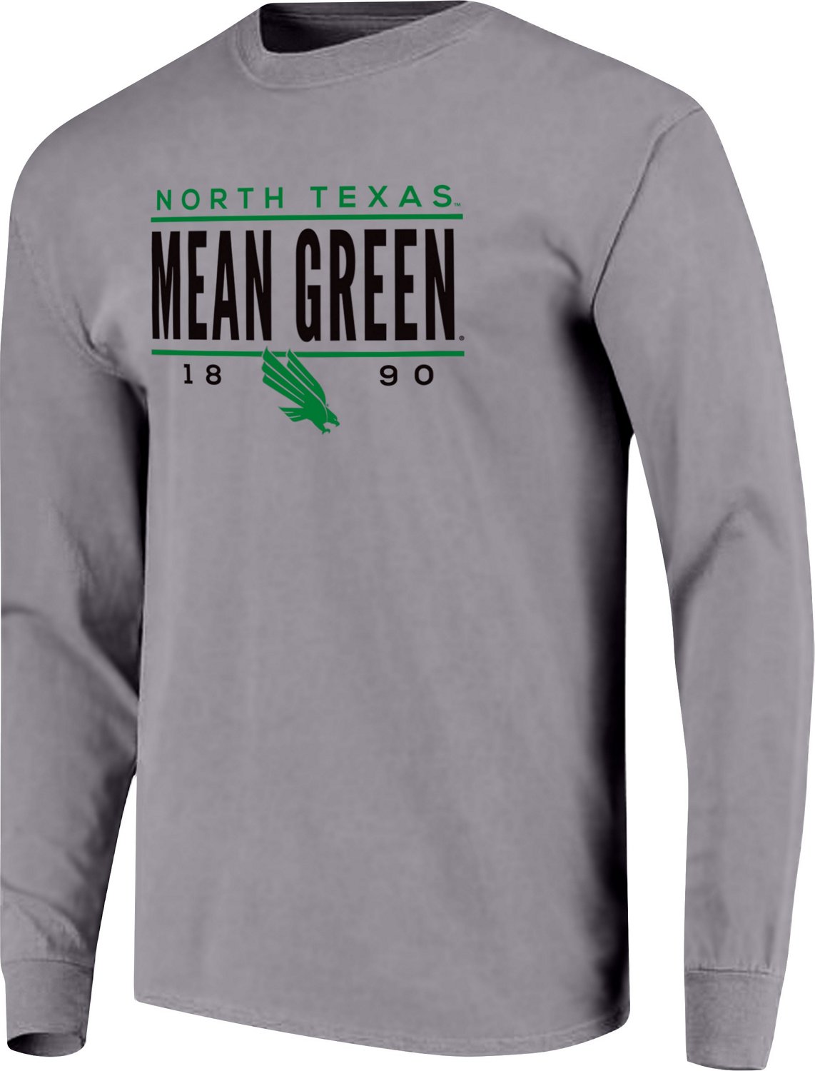 Image One Men's University of North Texas Traditional Long Sleeve T-shirt - view number 2