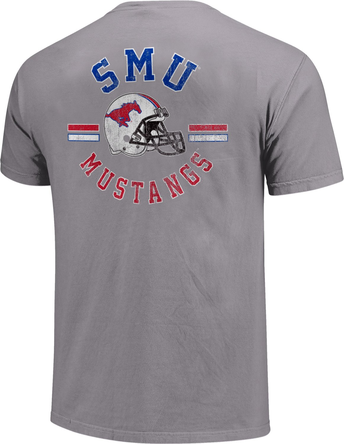 Image One Men's Southern Methodist University Helmet Arch Short Sleeve T-shirt - view number 2