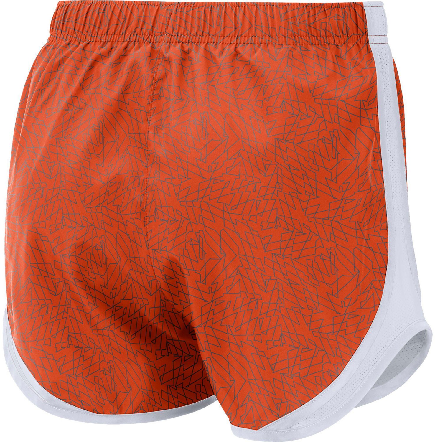 Nike women's dry tempo shorts hot sale black orange