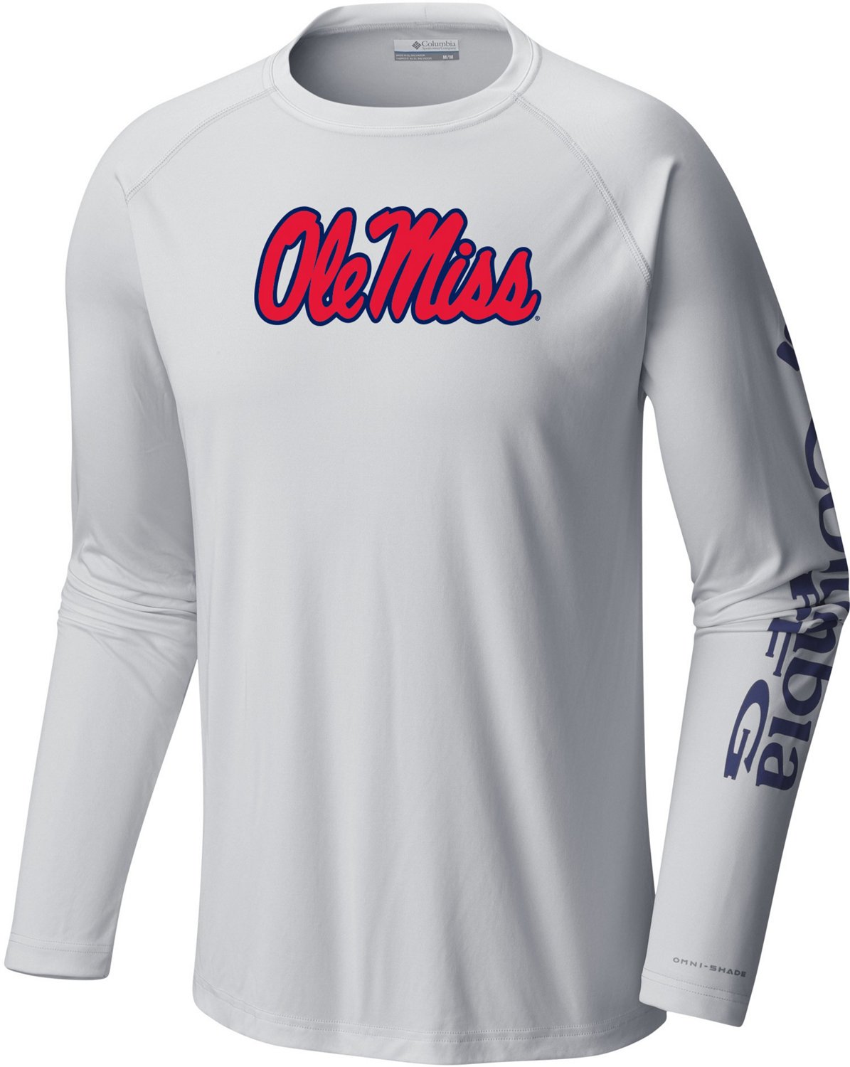 Atlanta Braves Columbia Terminal Tackle Omni-Shade Raglan Long