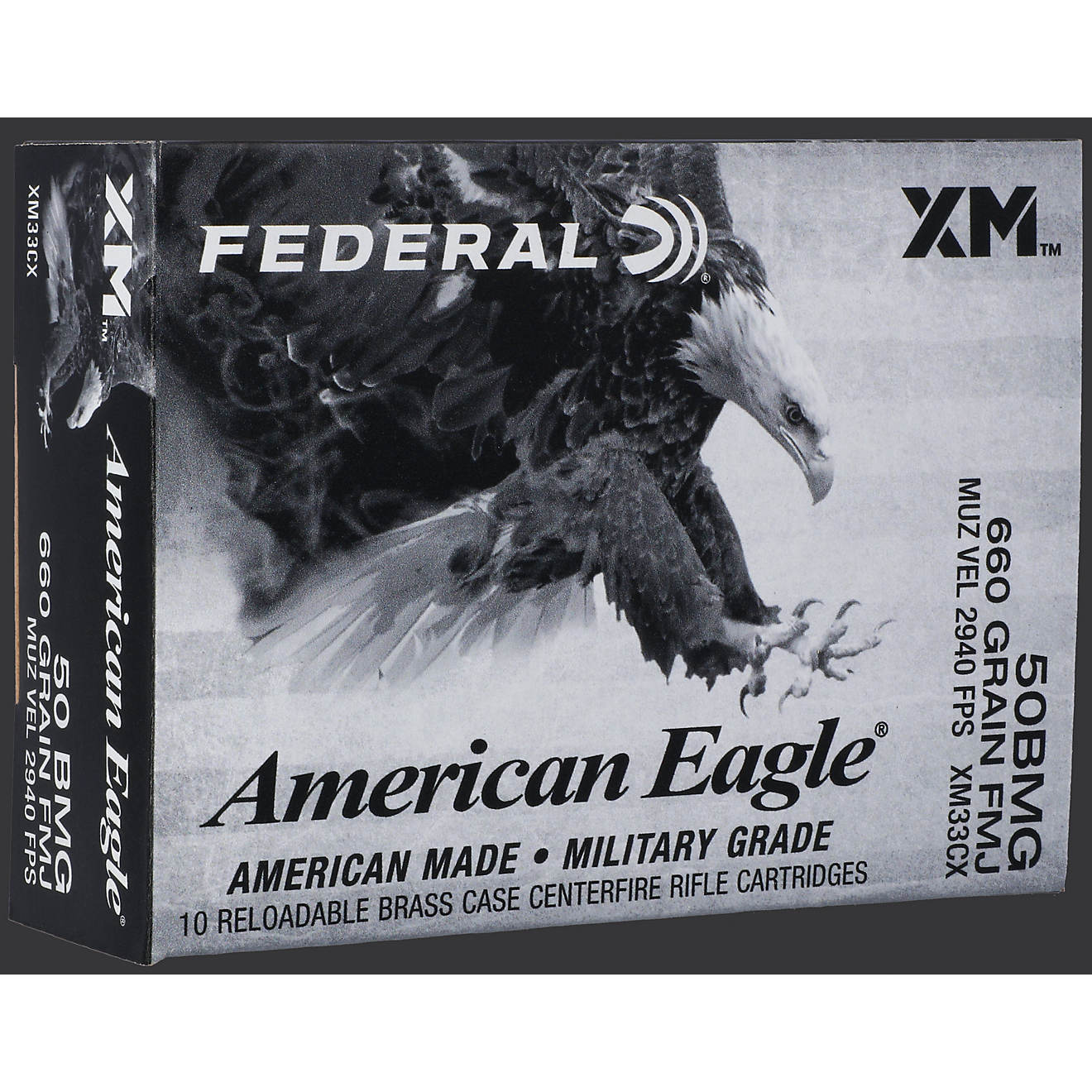 American Eagle .50 BMG 660-Gain Ammunition - 10 Rounds                                                                           - view number 1