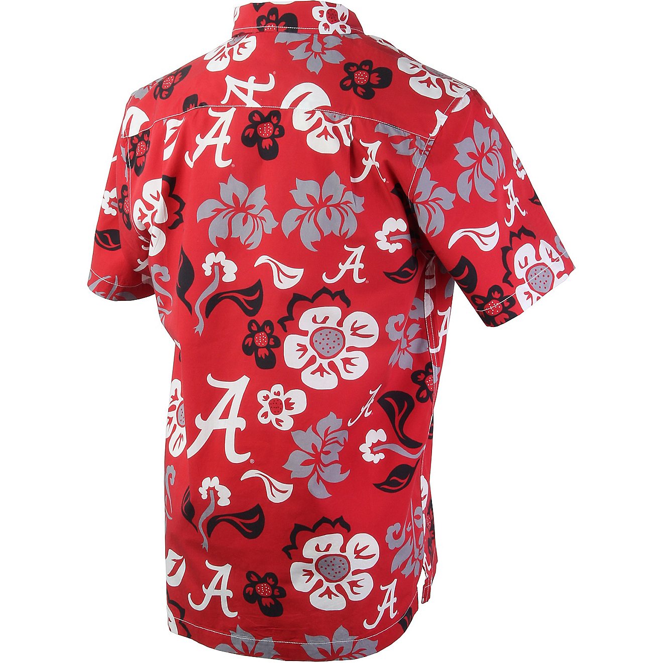 Wes and Willy Men's University of Alabama Floral Button Down Shirt                                                               - view number 2