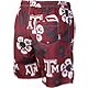 Wes and Willy Men's Texas A&M University Vintage Floral Swim Trunks                                                              - view number 2