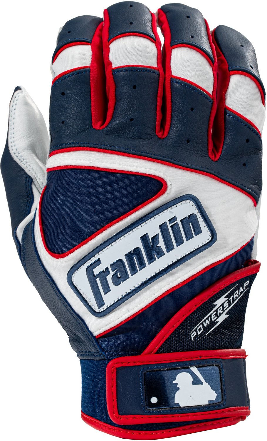 Franklin Adults' Powerstrap Batting Gloves Academy