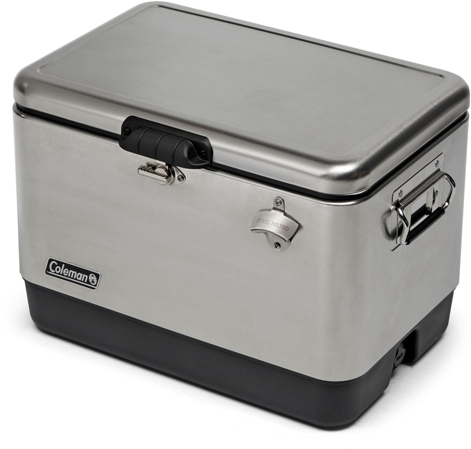 Coleman Reunion 54 qt Steel Belted Stainless Steel Cooler Academy