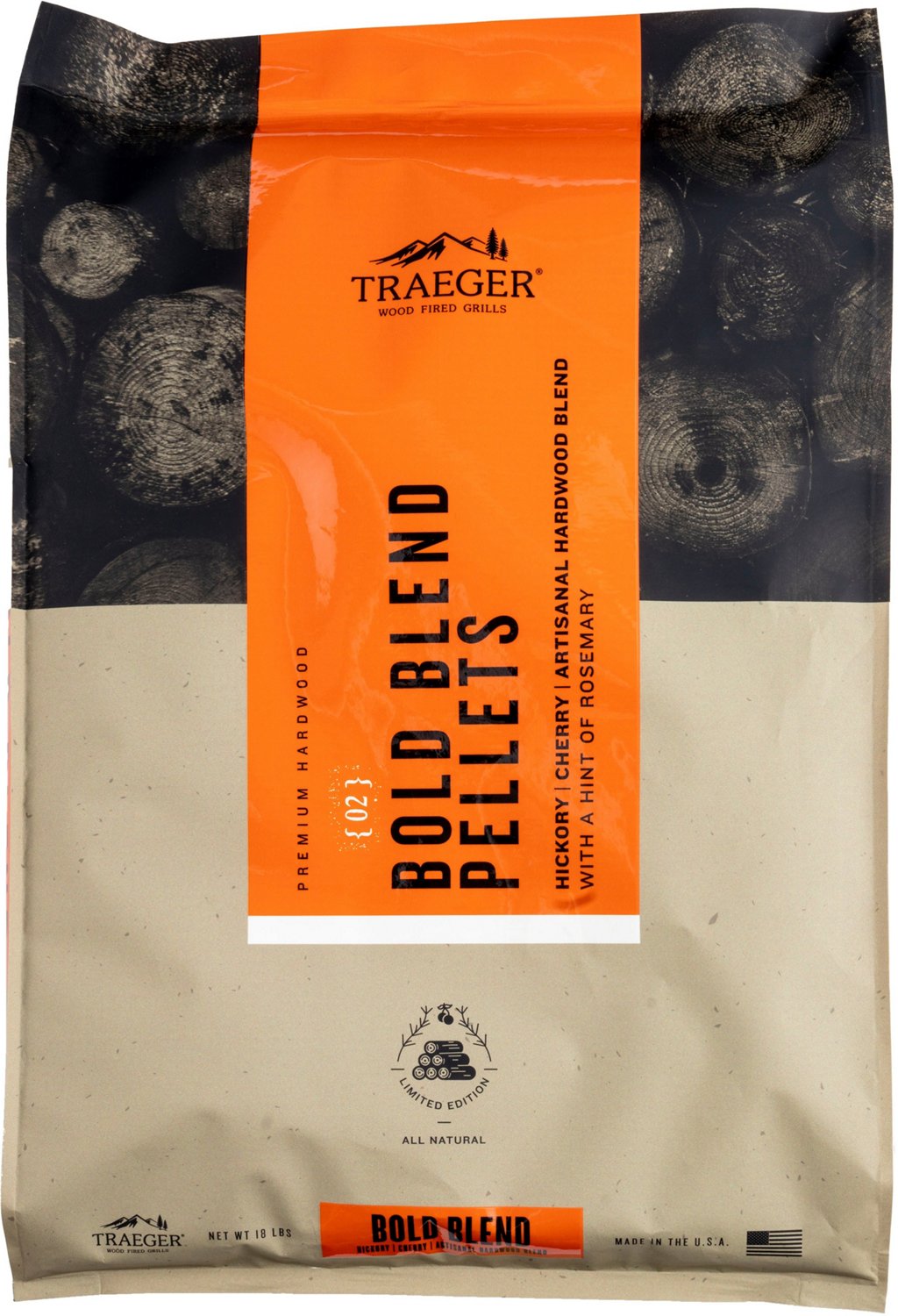 Traeger Bold Blend Pellets 18 lb Bag Academy