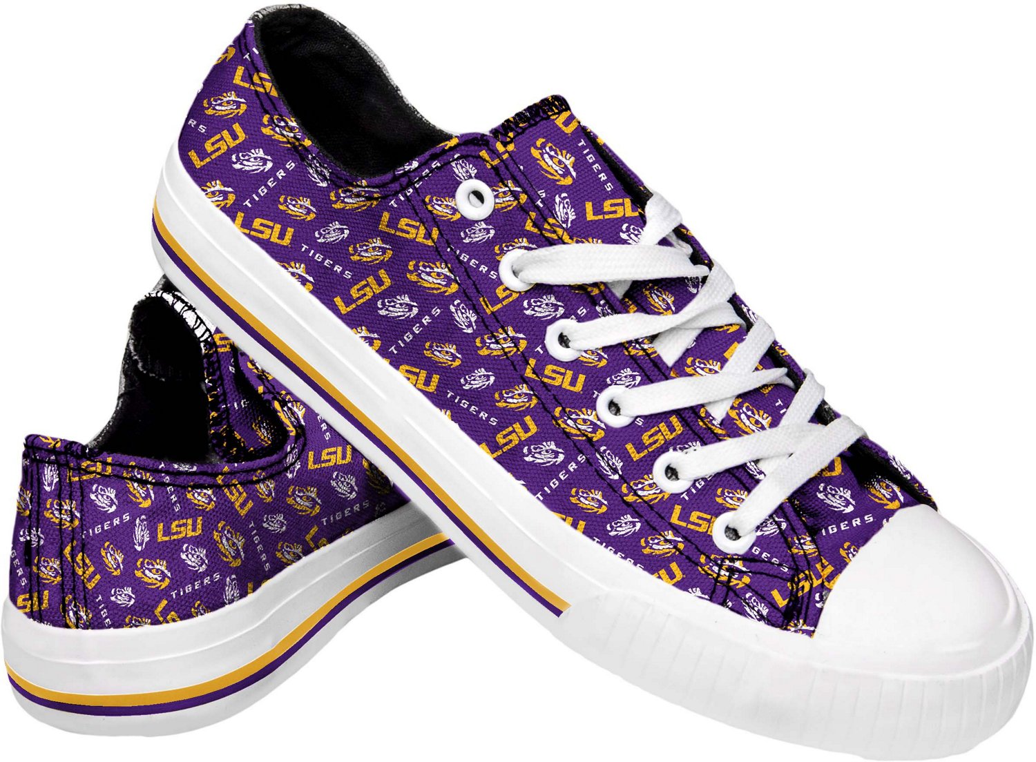 Lsu converse tennis on sale shoes