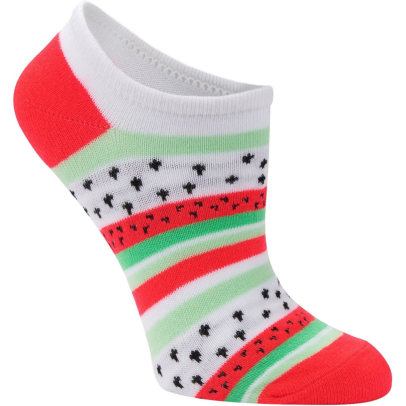 BCG Women's Watermelon No-Show Socks 6-Pack                                                                                      - view number 2