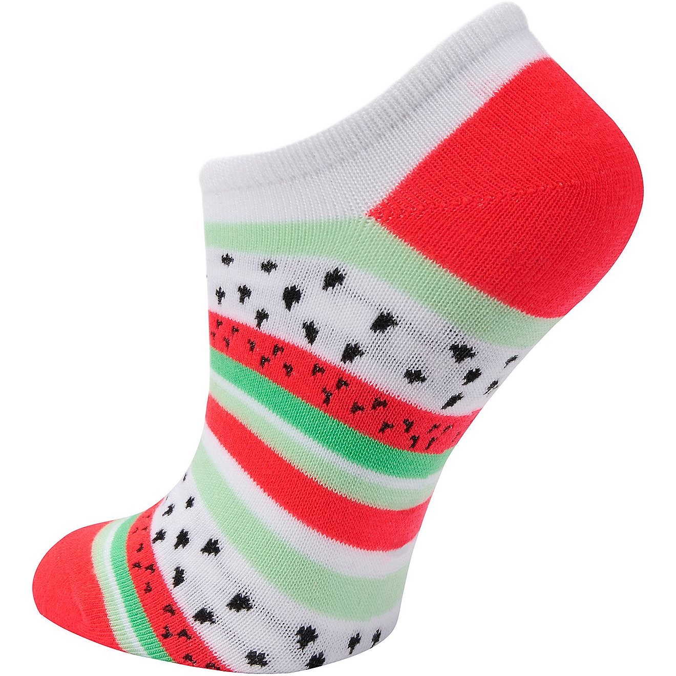 BCG Women's Watermelon No-Show Socks 6-Pack                                                                                      - view number 3