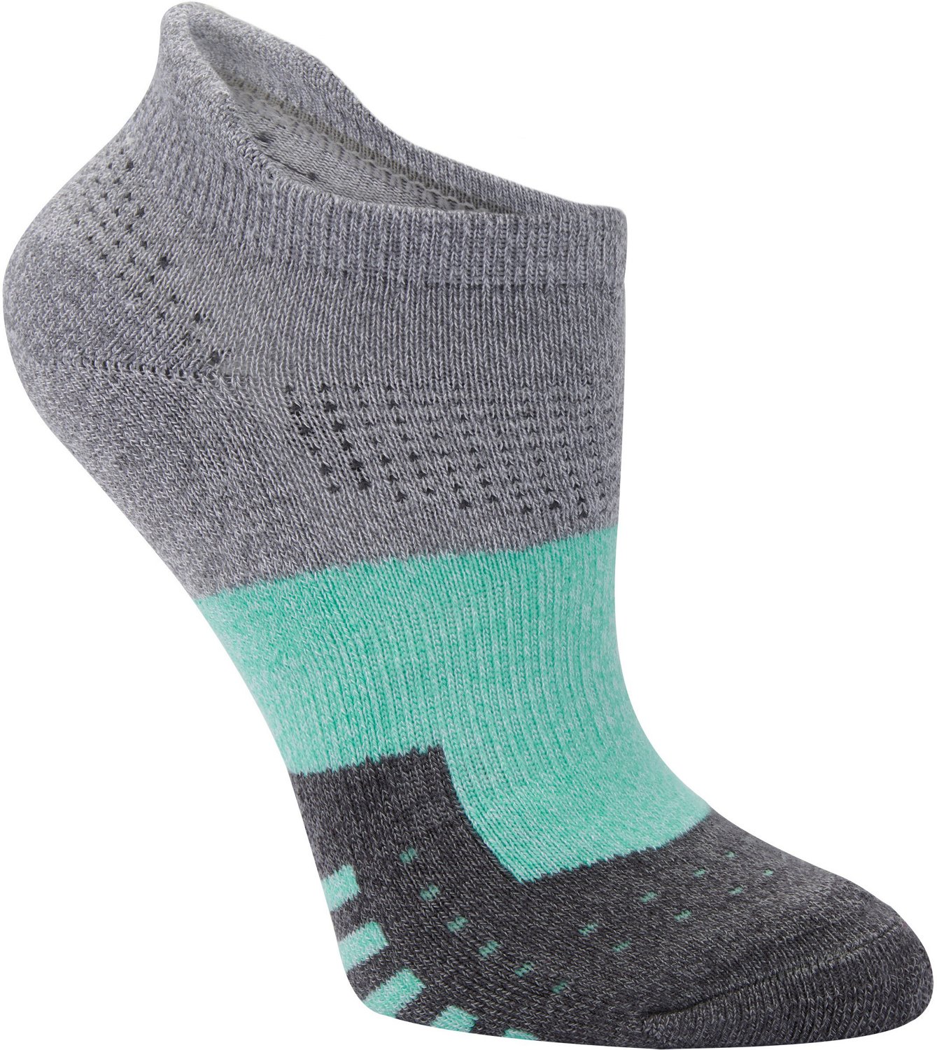 BCG  Performance Tab No-Show Dotted Skyline Socks 3-Pack - view number 2