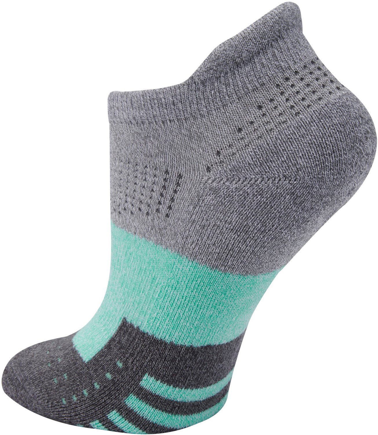 BCG  Performance Tab No-Show Dotted Skyline Socks 3-Pack - view number 3