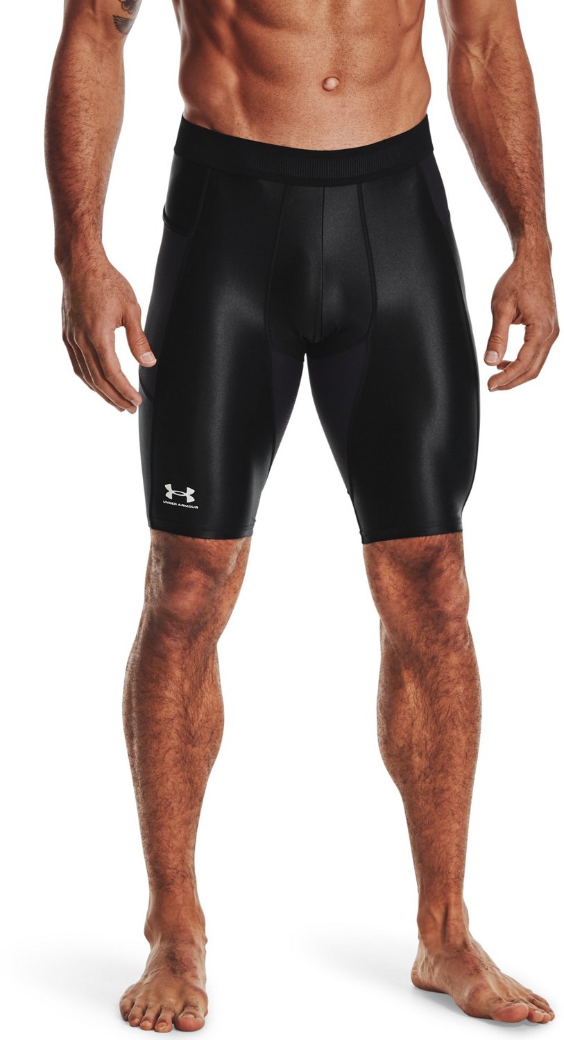 Under Armour Men's HeatGear Iso-Chill Printed Long Shorts - Black, LG