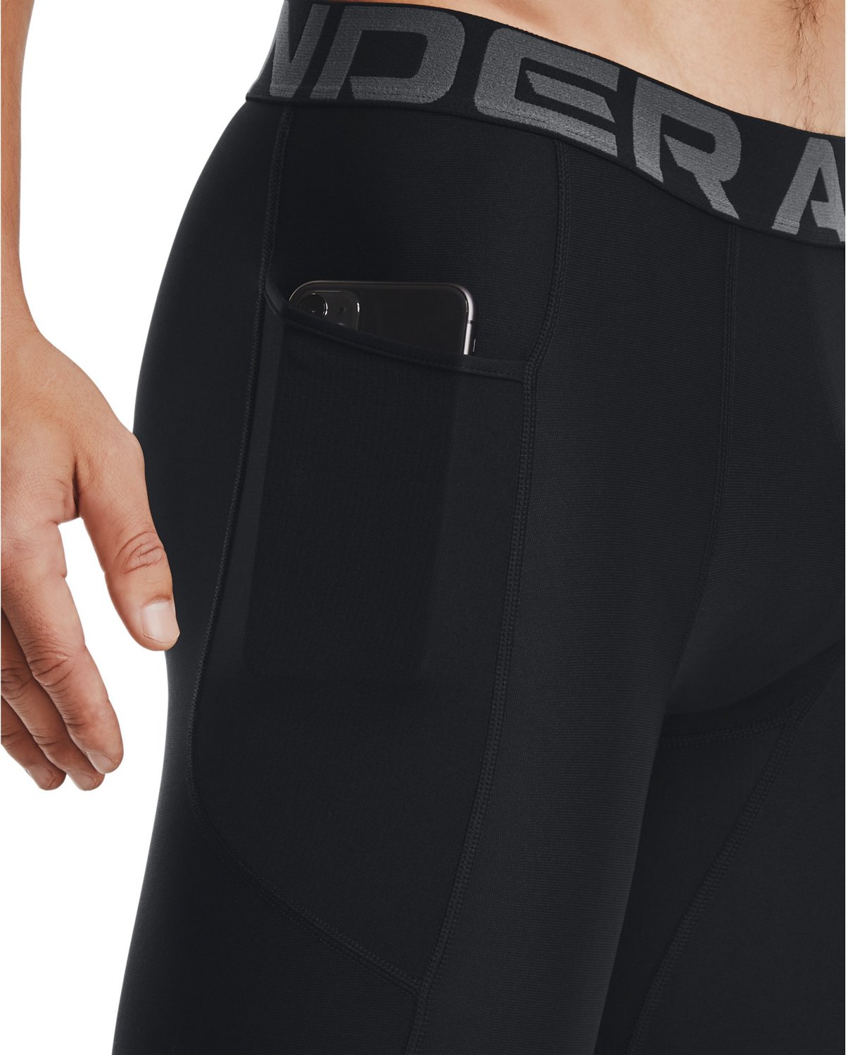 Under Armour Men's HeatGear® Pocket Long Shorts 9 in                                                                            - view number 3